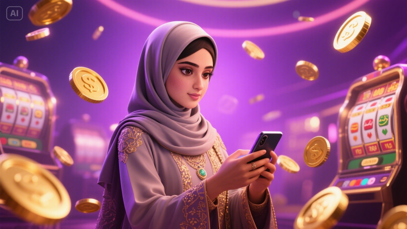 Casino romantic spin slots game desktop and mobile interfaces